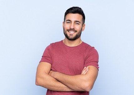 Young man with beard